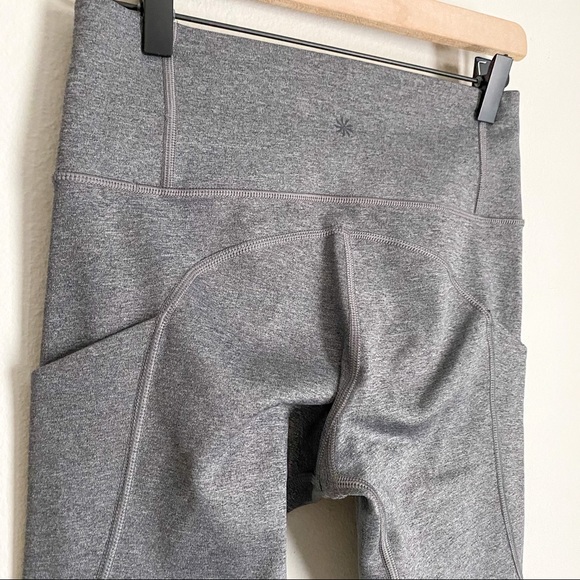 ATHLETA salutation stash pocket tight legging grey - Picture 3 of 8